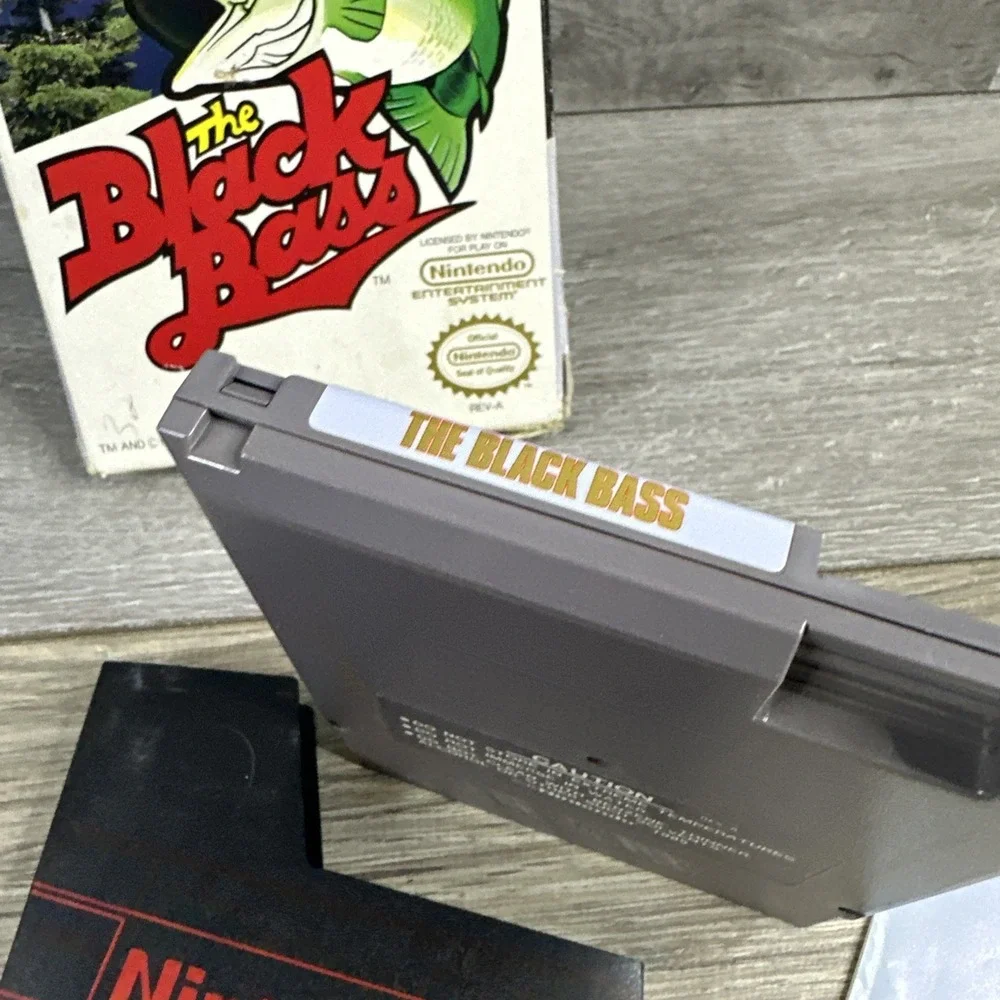Black Bass (Nintendo Entertainment System,‎ 1989) CIB COMPLETE
